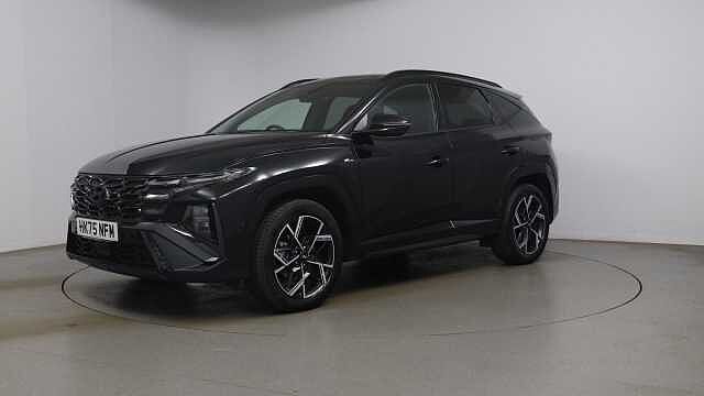 Hyundai TUCSON 1.6T N Line S SUV 5dr Petrol Hybrid Auto Euro 6 (s/s) (239 ps) BLACK