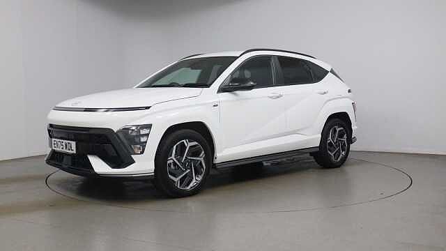 Hyundai KONA 1.6 h-GDi N Line SUV 5dr Petrol Hybrid DCT Euro 6 (s/s) (138 ps) White