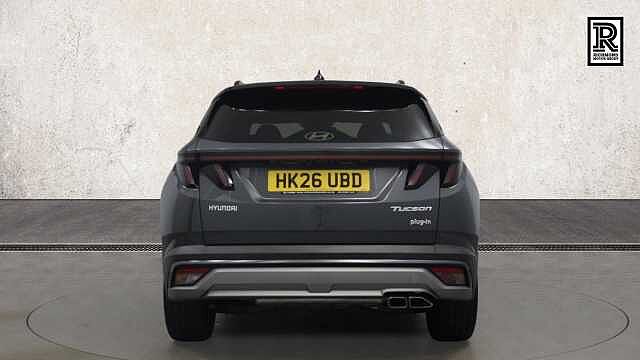 Hyundai TUCSON 1.6 T-GDi 13.8kWh Black Line SUV 5dr Petrol Plug-in Hybrid Auto Euro 6 (s/s) (25 grey