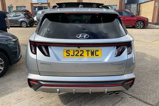 Hyundai TUCSON 1.6 TGDi Hybrid 230 N Line S 5dr 2WD Auto Silver