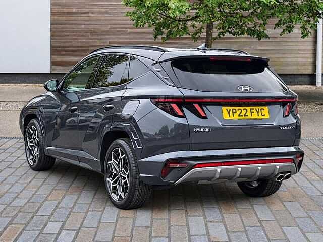Hyundai TUCSON 1.6 T-GDi N Line S SUV 5dr Petrol Manual Euro 6 (s/s) (150 ps) Dark Knight Grey