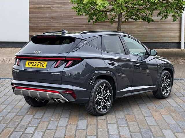 Hyundai TUCSON 1.6 T-GDi N Line S SUV 5dr Petrol Manual Euro 6 (s/s) (150 ps) Dark Knight Grey