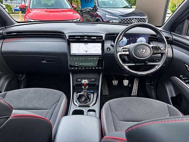 Hyundai TUCSON 1.6 T-GDi N Line S SUV 5dr Petrol Manual Euro 6 (s/s) (150 ps) Dark Knight Grey