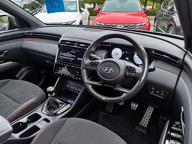 Hyundai TUCSON 1.6 T-GDi N Line S SUV 5dr Petrol Manual Euro 6 (s/s) (150 ps) Dark Knight Grey