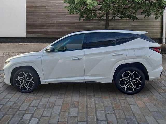 Hyundai TUCSON 1.6 h T-GDi N Line SUV 5dr Petrol Hybrid Auto Euro 6 (s/s) (230 ps) Atlas White