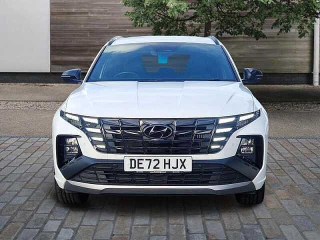 Hyundai TUCSON 1.6 h T-GDi N Line SUV 5dr Petrol Hybrid Auto Euro 6 (s/s) (230 ps) Atlas White