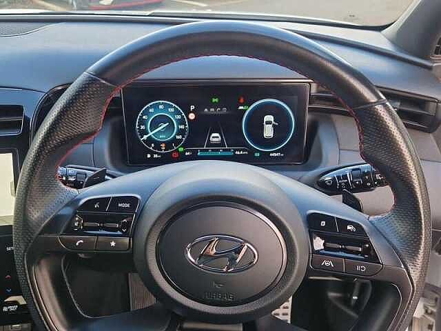 Hyundai TUCSON 1.6 h T-GDi N Line SUV 5dr Petrol Hybrid Auto Euro 6 (s/s) (230 ps) Atlas White