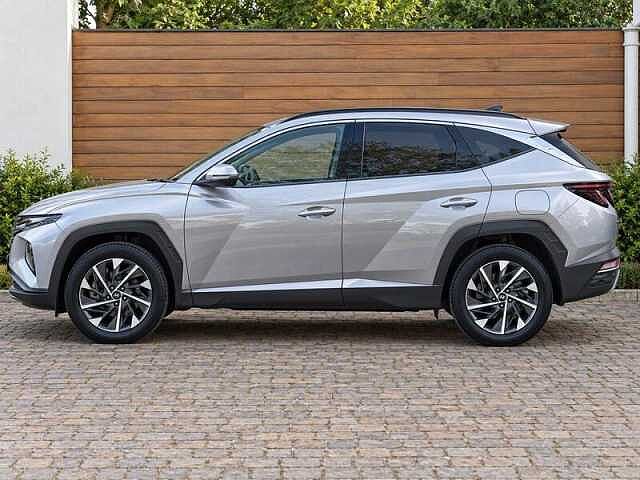 Hyundai TUCSON 1.6 T-GDi MHEV Premium SUV 5dr Petrol Hybrid DCT Euro 6 (s/s) (150 ps) Shimmering Silver