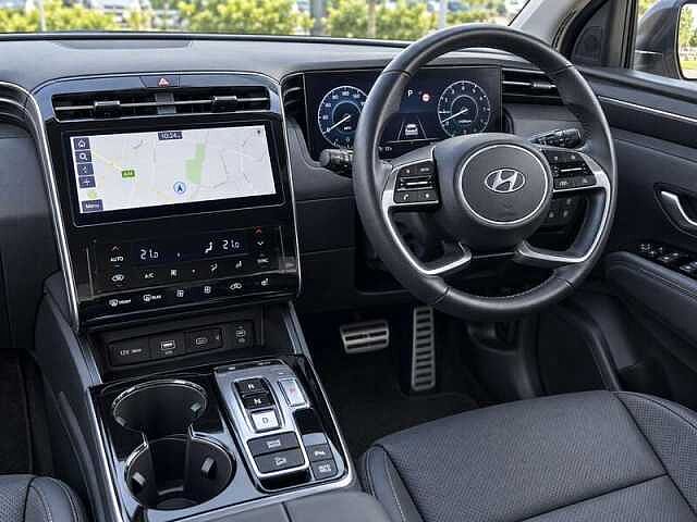 Hyundai TUCSON 1.6 T-GDi MHEV Premium SUV 5dr Petrol Hybrid DCT Euro 6 (s/s) (150 ps) Shimmering Silver