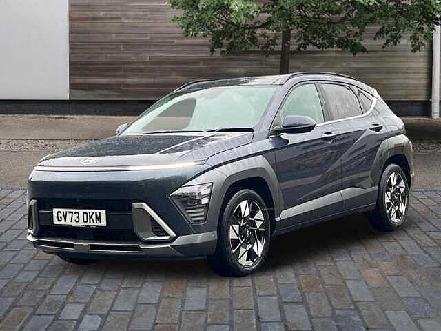 Hyundai KONA 1.6 h-GDi Ultimate SUV 5dr Petrol Hybrid DCT Euro 6 (s/s) (141 ps) Denim Blue