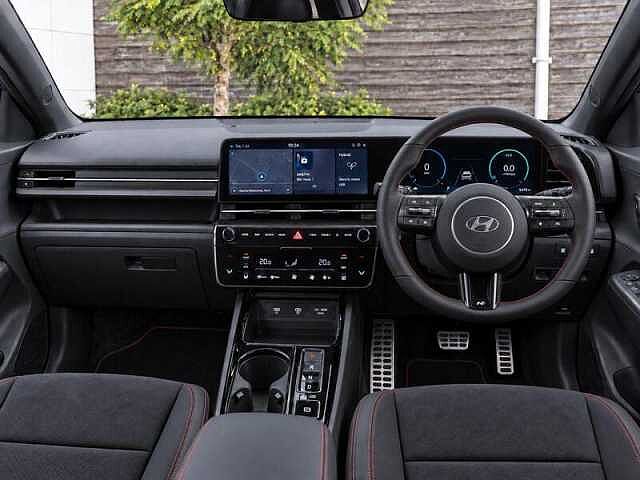 Hyundai KONA 1.6 h-GDi N Line S SUV 5dr Petrol Hybrid DCT Euro 6 (s/s) (138 ps) Abyss Black