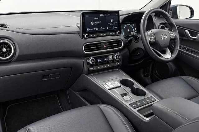 Hyundai KONA 64kWh Premium SUV 5dr Electric Auto (10.5kW Charger) (204 ps) Dark Knight Grey