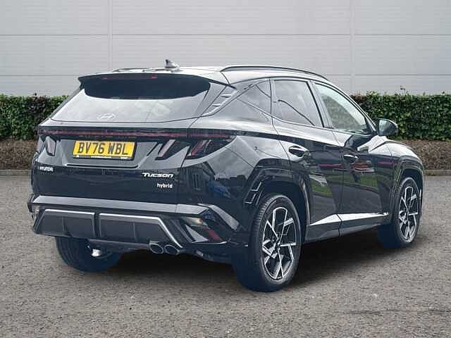 Hyundai TUCSON 1.6T 239 Hybrid N Line Edition 5dr Auto Abyss Black