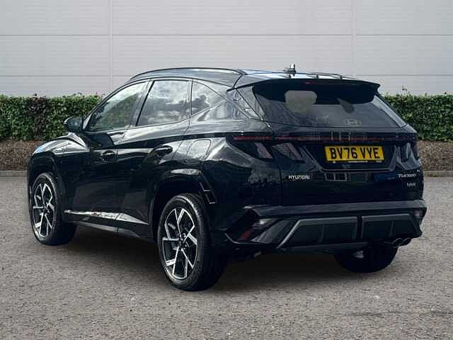Hyundai TUCSON 1.6T 239 Hybrid N Line Edition 5dr Auto Abyss Black