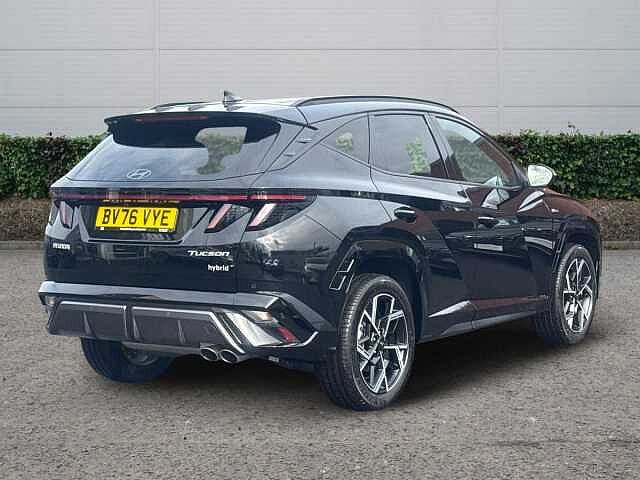Hyundai TUCSON 1.6T 239 Hybrid N Line Edition 5dr Auto Abyss Black
