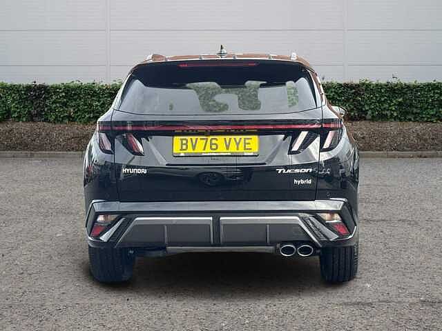 Hyundai TUCSON 1.6T 239 Hybrid N Line Edition 5dr Auto Abyss Black