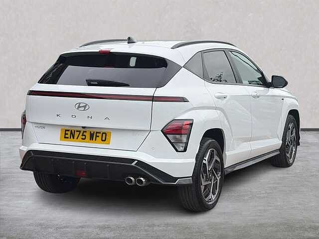 Hyundai KONA 1.6 H-Gdi N Line Suv 5Dr Petrol Hybrid Dct Euro 6 (S/S) (138 Ps) White