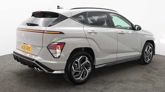 Hyundai KONA 1.6 h-GDi N Line SUV 5dr Petrol Hybrid DCT Euro 6 (s/s) (138 ps) Grey