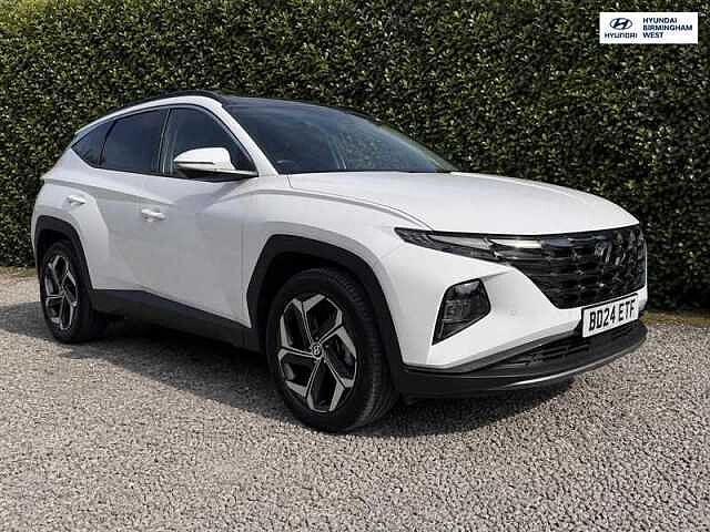 Hyundai TUCSON 1.6 h T-GDi Ultimate SUV 5dr Petrol Hybrid Auto Euro 6 (s/s) (230 ps) White