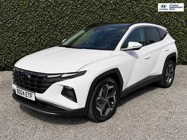 Hyundai TUCSON 1.6 h T-GDi Ultimate SUV 5dr Petrol Hybrid Auto Euro 6 (s/s) (230 ps) White