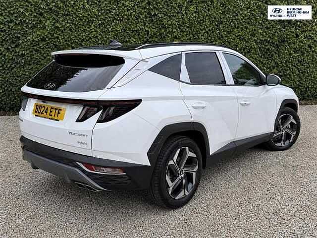 Hyundai TUCSON 1.6 h T-GDi Ultimate SUV 5dr Petrol Hybrid Auto Euro 6 (s/s) (230 ps) White