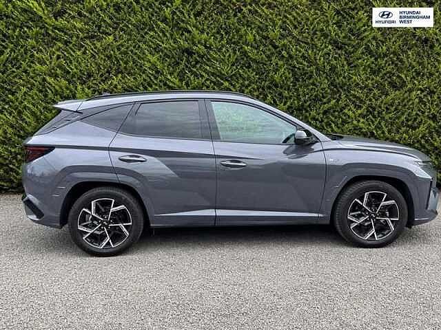 Hyundai TUCSON 1.6 T-GDi N Line S SUV 5dr Petrol Hybrid Auto Euro 6 (s/s) (215 ps) Grey