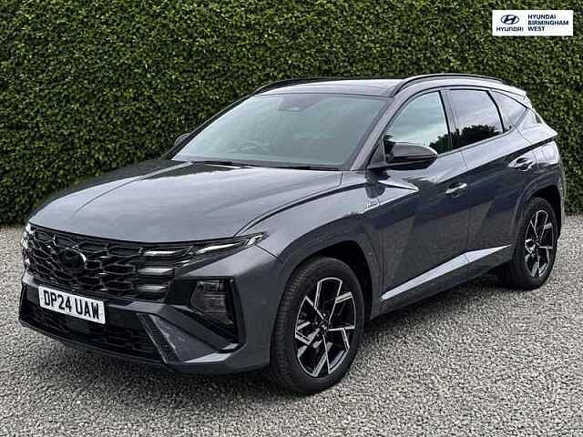 Hyundai TUCSON 1.6 T-GDi N Line S SUV 5dr Petrol Hybrid Auto Euro 6 (s/s) (215 ps) Grey