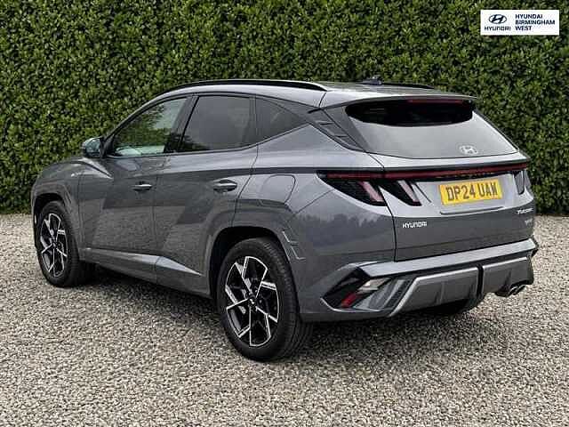 Hyundai TUCSON 1.6 T-GDi N Line S SUV 5dr Petrol Hybrid Auto Euro 6 (s/s) (215 ps) Grey