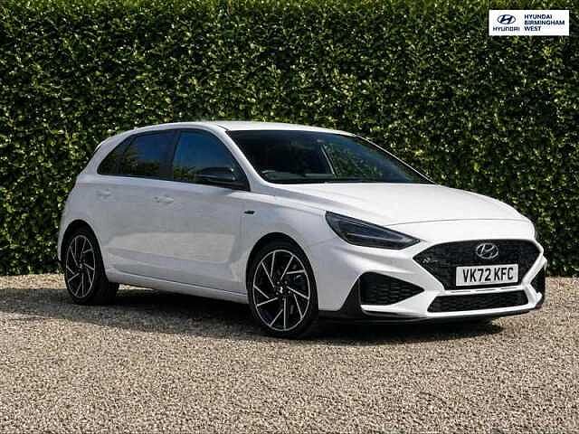 Hyundai I30 1.5 T-GDi MHEV N Line Hatchback 5dr Petrol Hybrid Manual Euro 6 (s/s) (159 ps) White