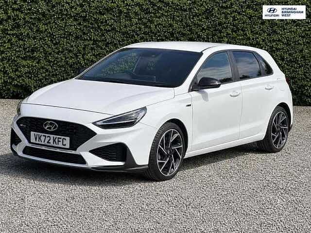 Hyundai I30 1.5 T-GDi MHEV N Line Hatchback 5dr Petrol Hybrid Manual Euro 6 (s/s) (159 ps) White