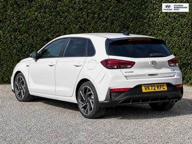 Hyundai I30 1.5 T-GDi MHEV N Line Hatchback 5dr Petrol Hybrid Manual Euro 6 (s/s) (159 ps) White