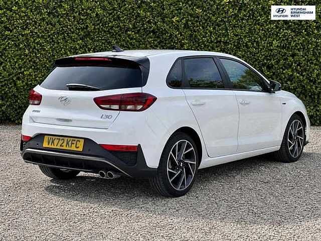 Hyundai I30 1.5 T-GDi MHEV N Line Hatchback 5dr Petrol Hybrid Manual Euro 6 (s/s) (159 ps) White