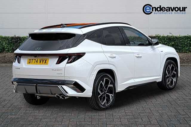 Hyundai TUCSON 1.6T Hybrid N Line S 5dr Auto White
