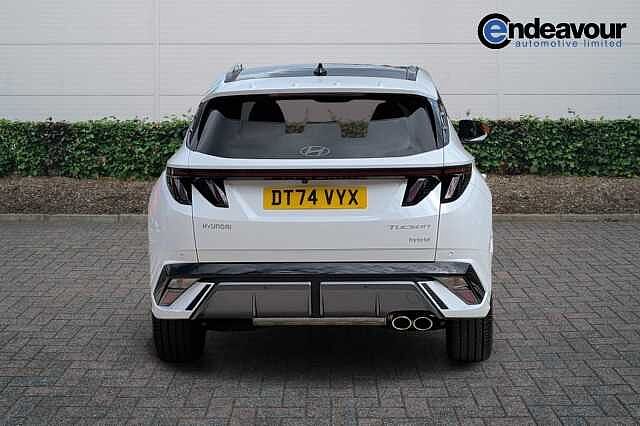 Hyundai TUCSON 1.6T Hybrid N Line S 5dr Auto White