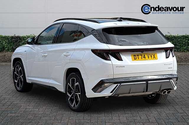 Hyundai TUCSON 1.6T Hybrid N Line S 5dr Auto White