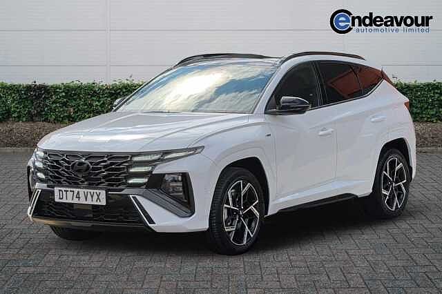 Hyundai TUCSON 1.6T Hybrid N Line S 5dr Auto White