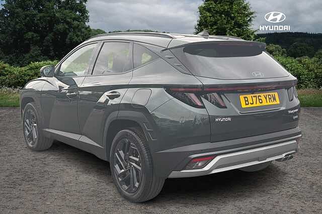 Hyundai TUCSON 1.6T Hybrid Black Line SUV 5dr Petrol Hybrid Auto Euro 6 (s/s) (239 ps) Green
