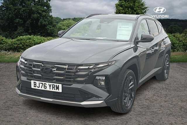Hyundai TUCSON 1.6T Hybrid Black Line SUV 5dr Petrol Hybrid Auto Euro 6 (s/s) (239 ps) Green