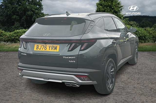Hyundai TUCSON 1.6T Hybrid Black Line SUV 5dr Petrol Hybrid Auto Euro 6 (s/s) (239 ps) Green