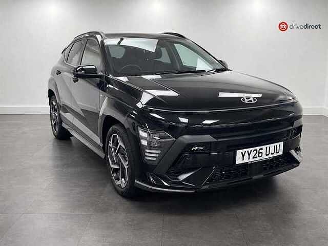 Hyundai KONA 1.6 h-GDi N Line S SUV 5dr Petrol Hybrid DCT Euro 6 (s/s) (138 ps) Black