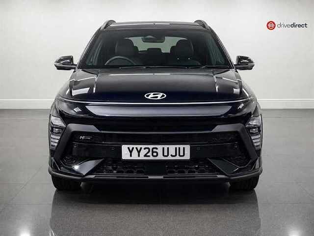 Hyundai KONA 1.6 h-GDi N Line S SUV 5dr Petrol Hybrid DCT Euro 6 (s/s) (138 ps) Black