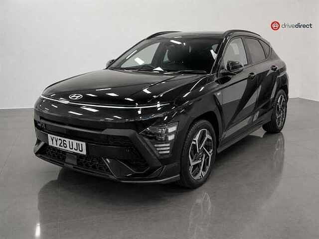 Hyundai KONA 1.6 h-GDi N Line S SUV 5dr Petrol Hybrid DCT Euro 6 (s/s) (138 ps) Black