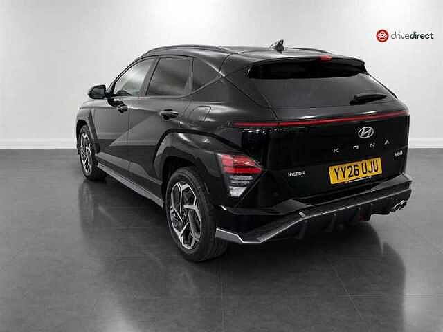 Hyundai KONA 1.6 h-GDi N Line S SUV 5dr Petrol Hybrid DCT Euro 6 (s/s) (138 ps) Black