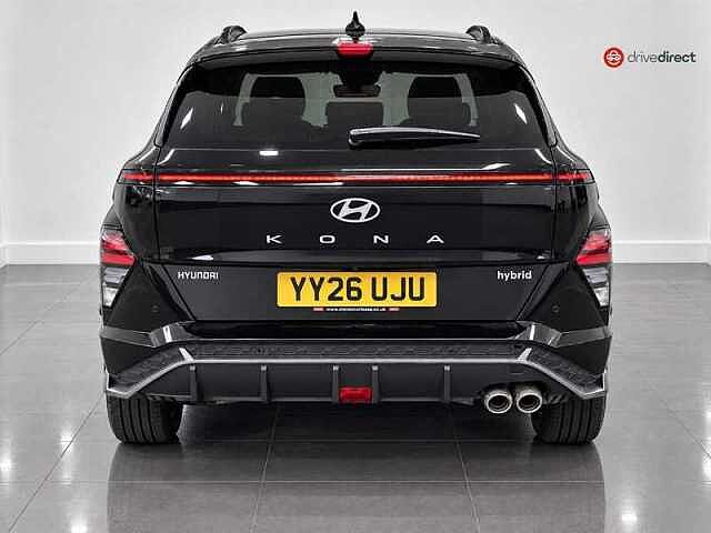 Hyundai KONA 1.6 h-GDi N Line S SUV 5dr Petrol Hybrid DCT Euro 6 (s/s) (138 ps) Black