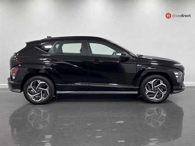 Hyundai KONA 1.6 h-GDi N Line S SUV 5dr Petrol Hybrid DCT Euro 6 (s/s) (138 ps) Black