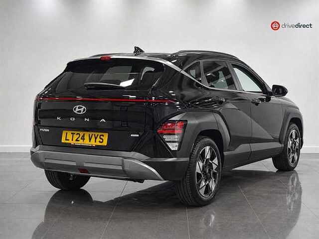 Hyundai KONA 1.6 h-GDi Ultimate SUV 5dr Petrol Hybrid DCT Euro 6 (s/s) (141 ps) Black