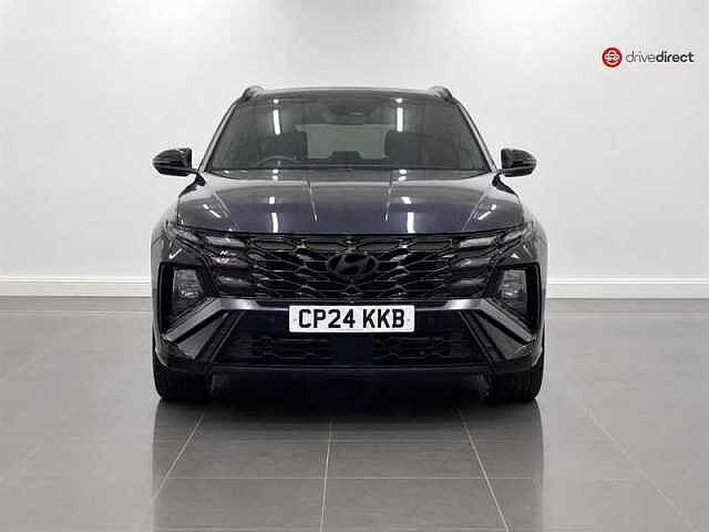 Hyundai TUCSON 1.6 T-GDi N Line S SUV 5dr Petrol Hybrid Auto Euro 6 (s/s) (215 ps) Black