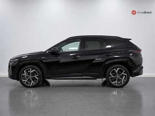Hyundai TUCSON 1.6 T-GDi N Line S SUV 5dr Petrol Hybrid Auto Euro 6 (s/s) (215 ps) Black