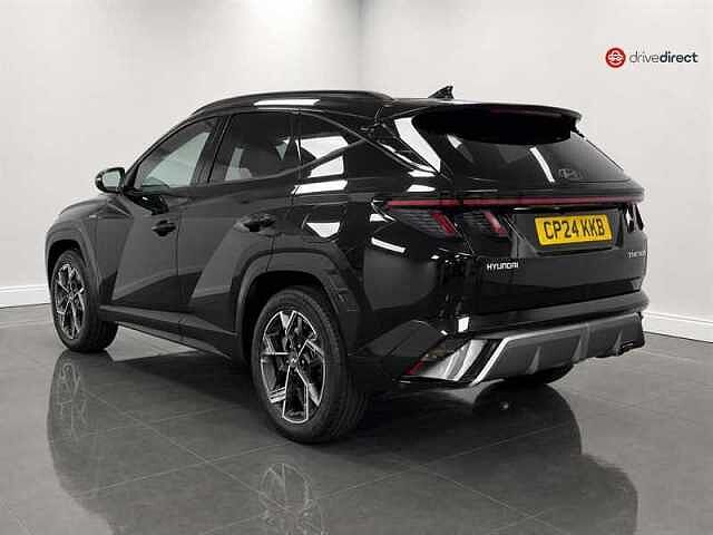 Hyundai TUCSON 1.6 T-GDi N Line S SUV 5dr Petrol Hybrid Auto Euro 6 (s/s) (215 ps) Black