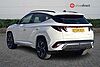 Hyundai TUCSON 1.6 T-GDi N Line SUV 5dr Petrol Hybrid Auto Euro 6 (s/s) (215 ps) White